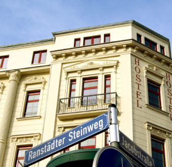 Fassade Hostel Leipzig